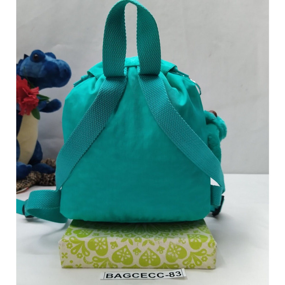 Kipling Fundamental X-Small Turquoise Nylon Zipper Backpack main image 4